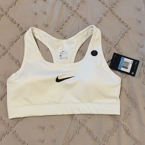 Nike Cream Dri-FIT Sports Bra